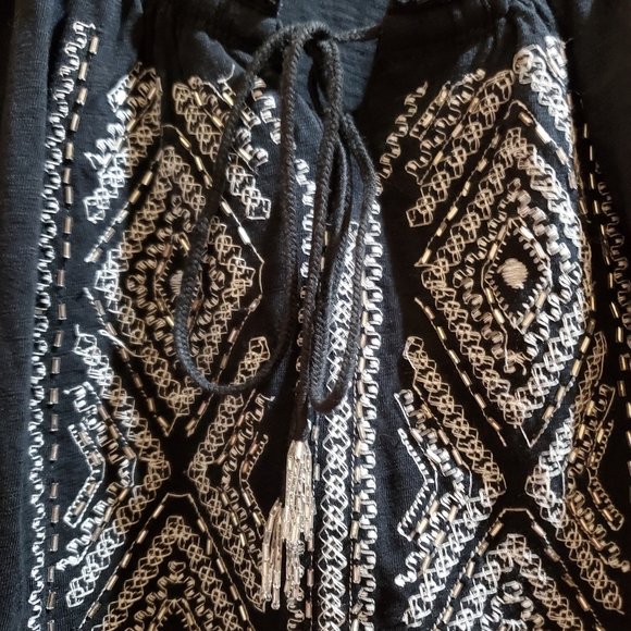 JM Collection black pheasant shirt - Picture 7 of 9